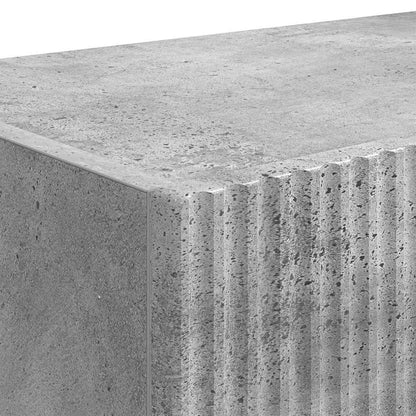 TV Vägghylla 2 pcs Betong 78,5 x 31 x 29,5 cm Konstruerat trä