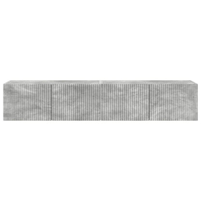 TV Vägghylla 2 pcs Betong 78,5 x 31 x 29,5 cm Konstruerat trä