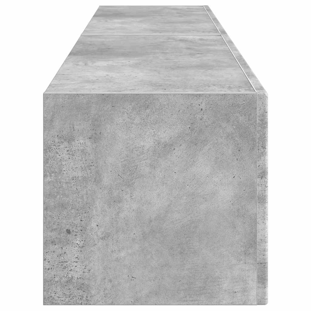 TV Vägghylla 2 pcs Betong 78,5 x 31 x 29,5 cm Konstruerat trä