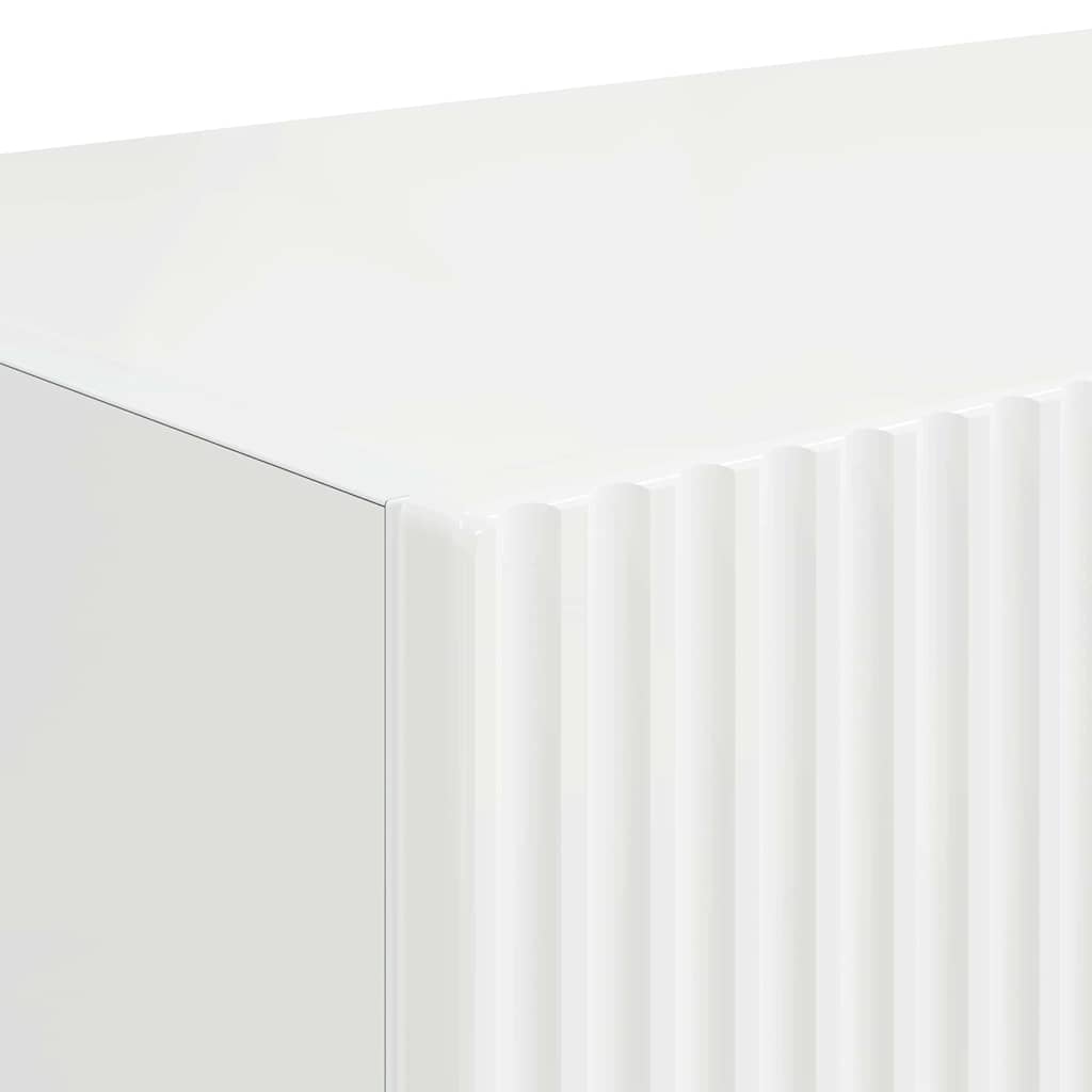 TV-Möbel Högglans Vit Vägghylla 78,5 x 31 x 29,5 cm
