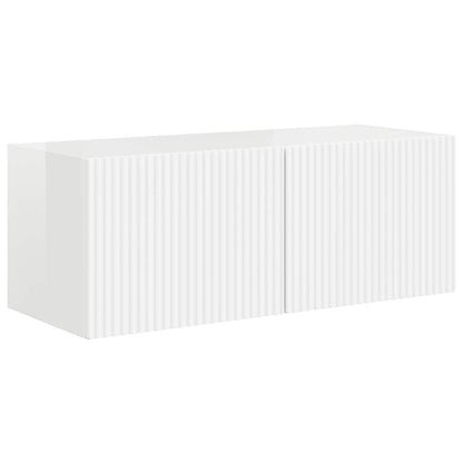 TV-Möbel Högglans Vit Vägghylla 78,5 x 31 x 29,5 cm