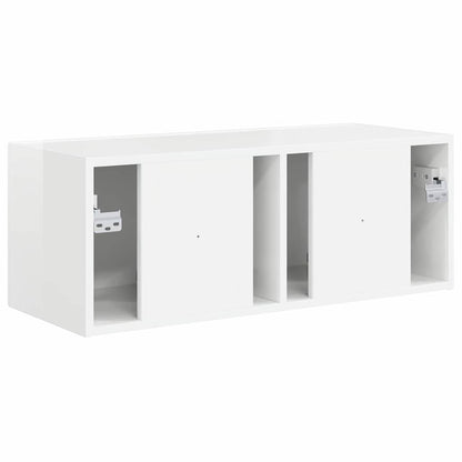 TV-Möbel Högglans Vit Vägghylla 78,5 x 31 x 29,5 cm