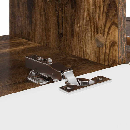 TV Vägghylla 2 pcs Rökt ek 78,5 x 31 x 29,5 cm Konstruerat trä