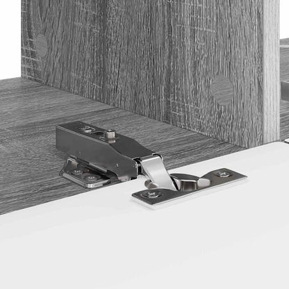 TV Vägghylla Väggmonterad 2 pcs Grå Sonoma 78,5 x 31 x 29,5 cm
