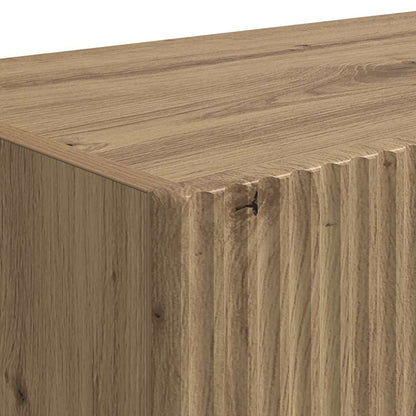 TV Vägghylla Väggmonterad 2 pcs Artisan Ek 78,5 x 31 x 29,5 cm