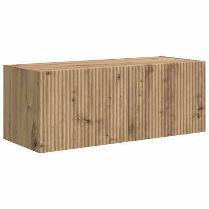 TV Vägghylla Väggmonterad 2 pcs Artisan Ek 78,5 x 31 x 29,5 cm