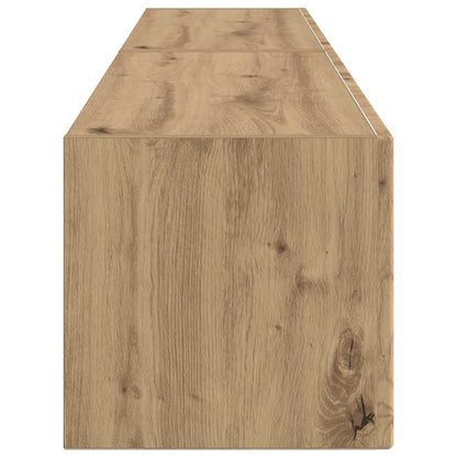 TV Vägghylla Väggmonterad 2 pcs Artisan Ek 78,5 x 31 x 29,5 cm