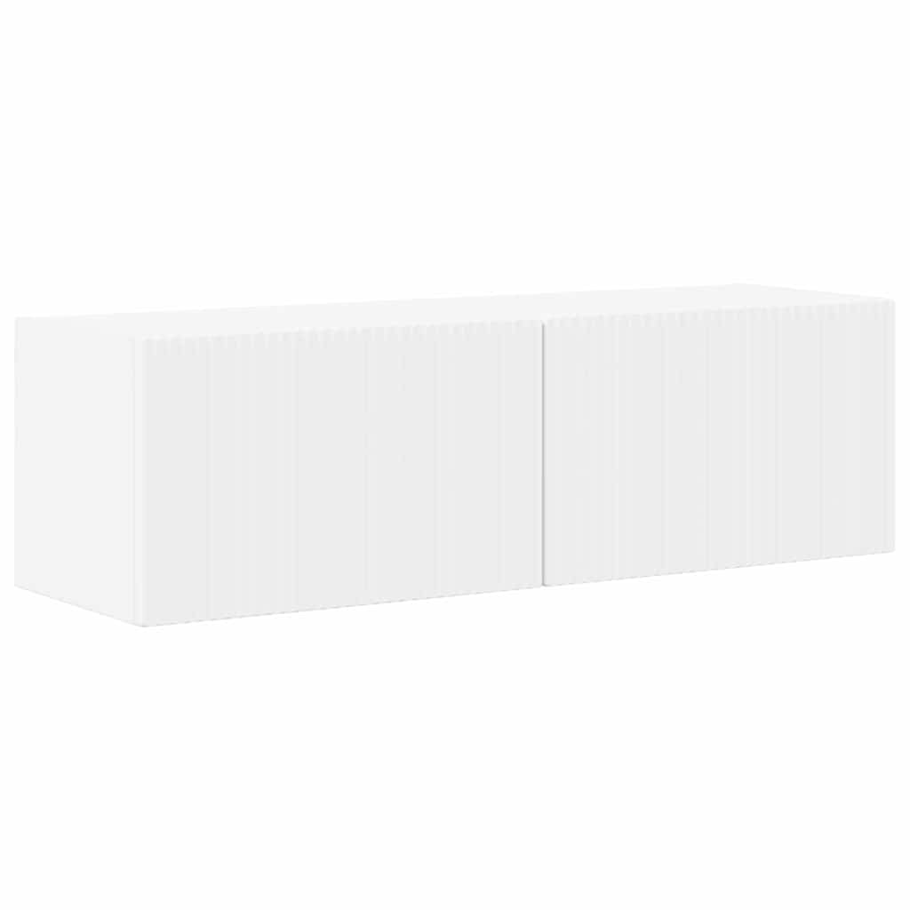 TV-Möbel Vit Vägghylla Väggmonterad 98 x 31 x 29,5 cm