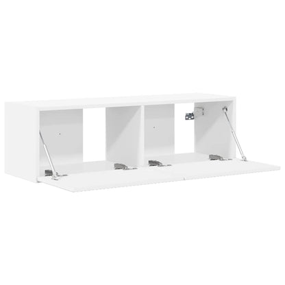TV-Möbel Vit Vägghylla Väggmonterad 98 x 31 x 29,5 cm