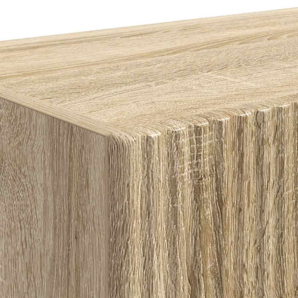 TV Vägghylla 2 pcs Sonoma 98 x 31 x 29,5 cm Konstruerat trä