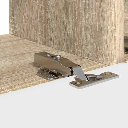 TV Vägghylla 2 pcs Sonoma 98 x 31 x 29,5 cm Konstruerat trä