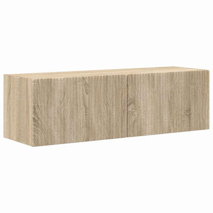 TV Vägghylla 2 pcs Sonoma 98 x 31 x 29,5 cm Konstruerat trä
