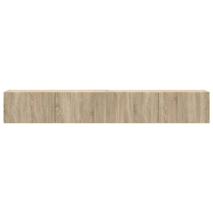 TV Vägghylla 2 pcs Sonoma 98 x 31 x 29,5 cm Konstruerat trä