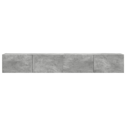 TV Vägghylla 2 pcs Betong 98 x 31 x 29,5 cm Konstruerat trä