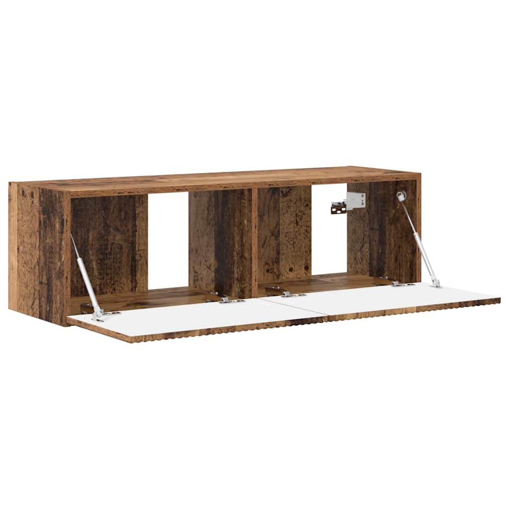 TV-Möbel Äldrat Trä Vägghylla 98 x 31 x 29,5 cm