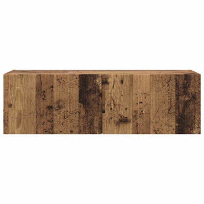 TV-Möbel Äldrat Trä Vägghylla 98 x 31 x 29,5 cm