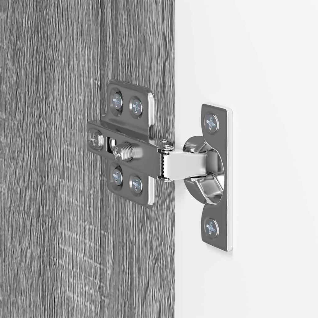 TV-Möbel Sonoma Grå TV Vägghylla 59,5 x 31 x 80 cm