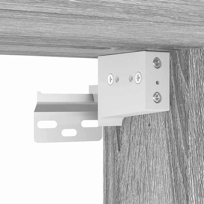 TV-Möbel Sonoma Grå TV Vägghylla 59,5 x 31 x 80 cm