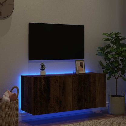 TV-Möbel Äldrat Trä Vägghylla 100 x 35 x 41 cm