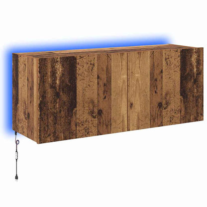 TV-Möbel Äldrat Trä Vägghylla 100 x 35 x 41 cm