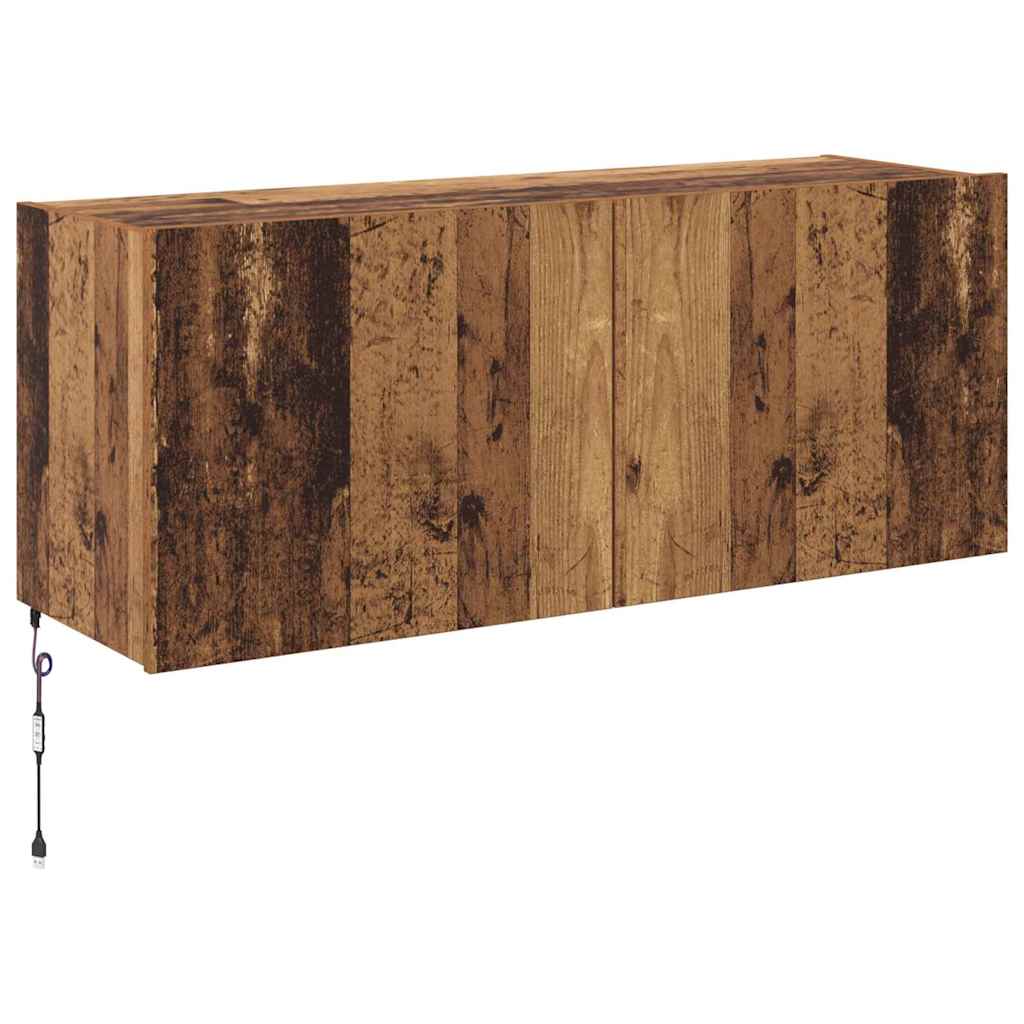 TV-Möbel Äldrat Trä Vägghylla 100 x 35 x 41 cm