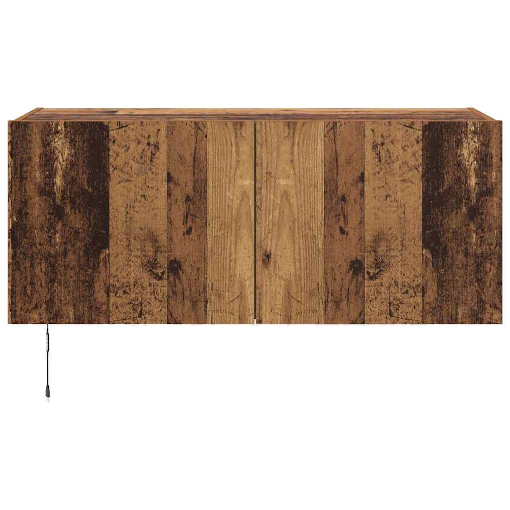 TV-Möbel Äldrat Trä Vägghylla 100 x 35 x 41 cm