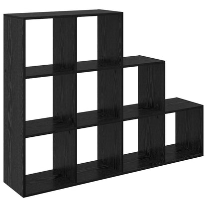 Bokhylla Svart Ek Rumsavdelare 137,5 x 29 x 103,5 cm