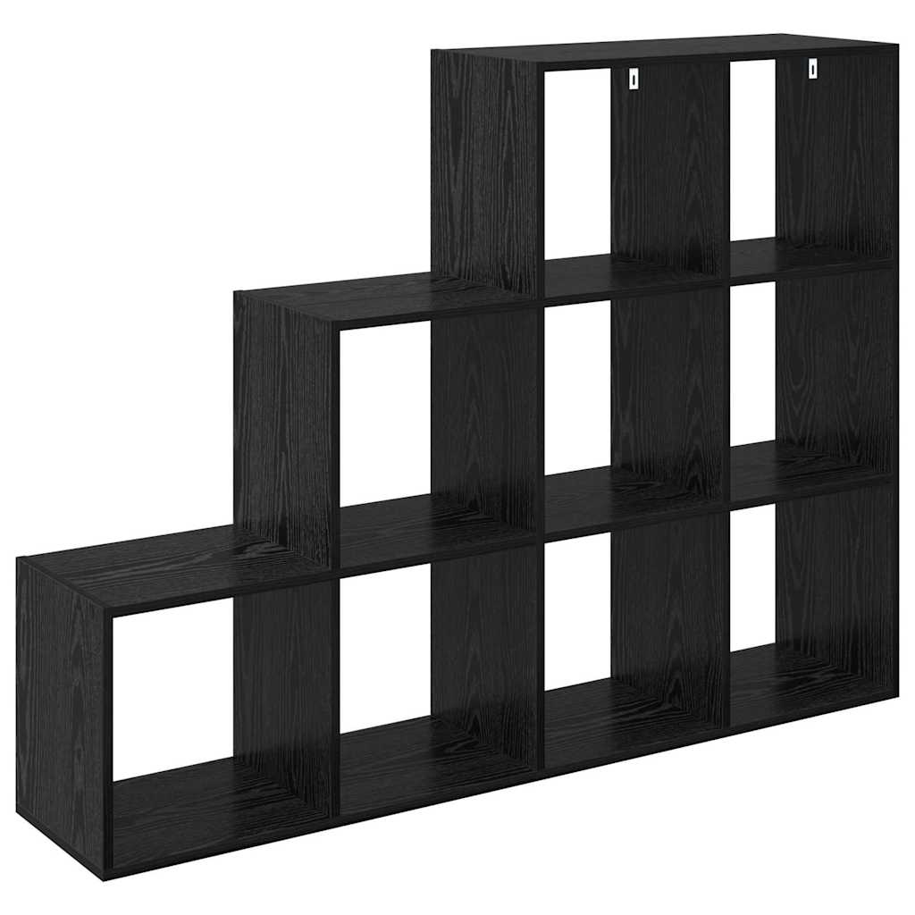 Bokhylla Svart Ek Rumsavdelare 137,5 x 29 x 103,5 cm