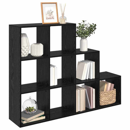 Bokhylla Svart Ek Rumsavdelare 137,5 x 29 x 103,5 cm