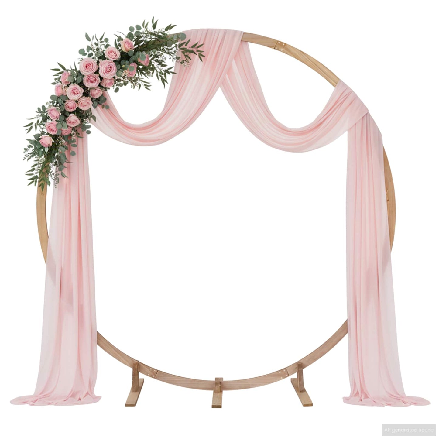 Utomhus Blomställning Växtstöd Bröllopsbåge Ljusbrun 224 x 80 x 220 cm Massiv furu