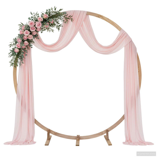 Utomhus Blomställning Växtstöd Bröllopsbåge Ljusbrun 224 x 80 x 220 cm Massiv furu