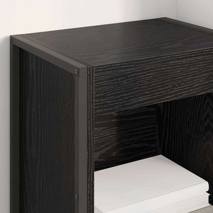 Bokhylla Svart Ek 80 x 30 x 155 cm