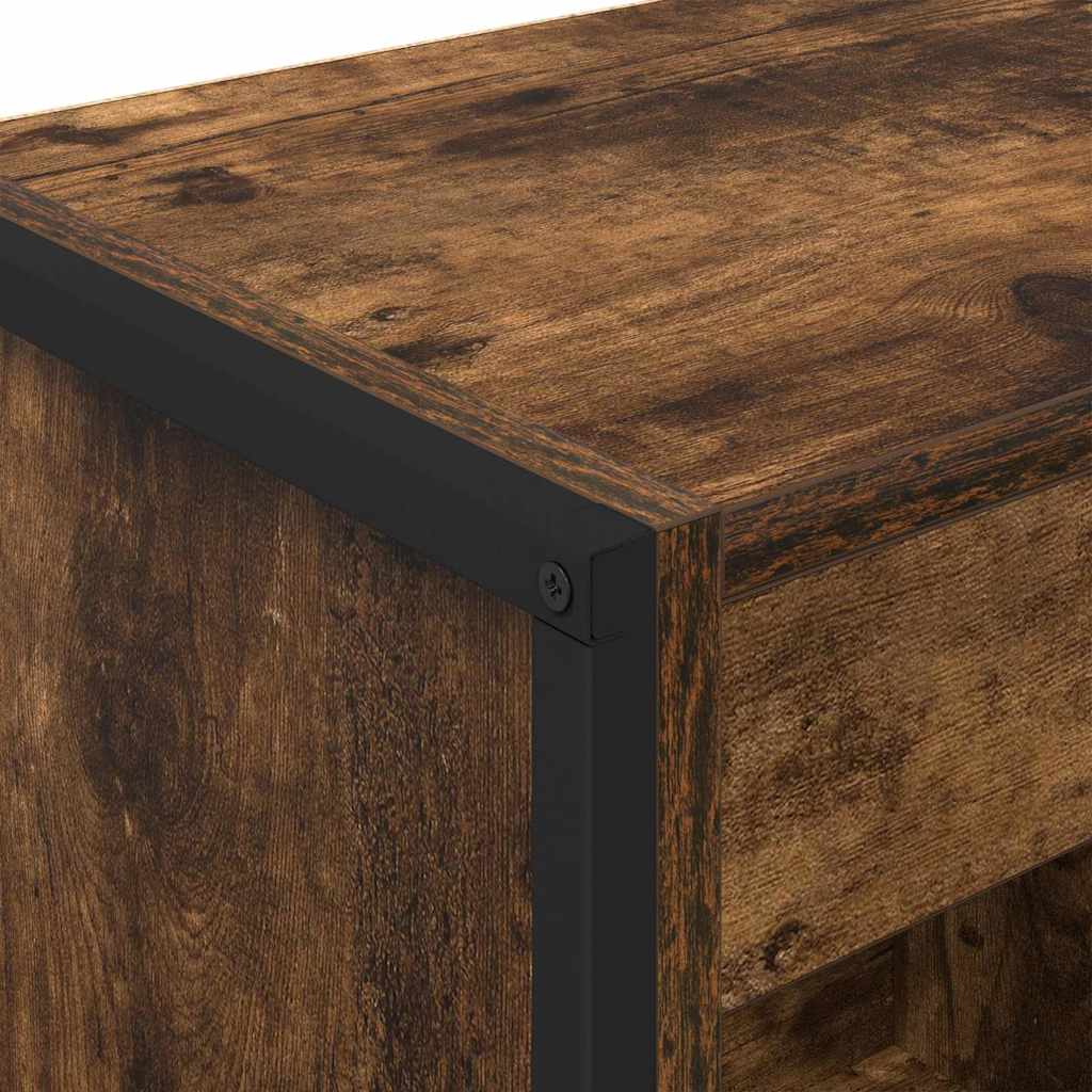Bokhylla Rökfärgad Ek 80 x 30 x 155 cm