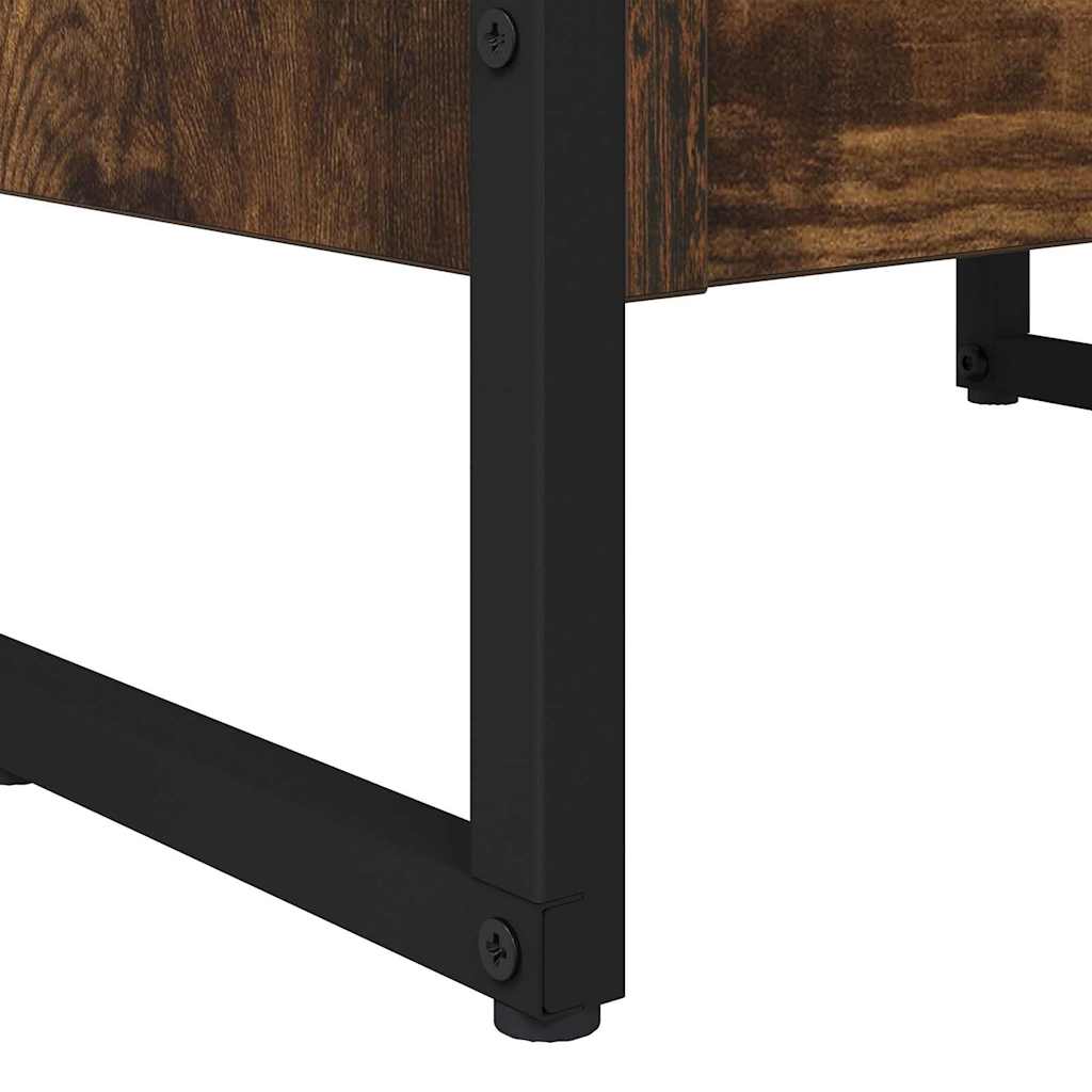 Bokhylla Rökfärgad Ek 80 x 30 x 155 cm