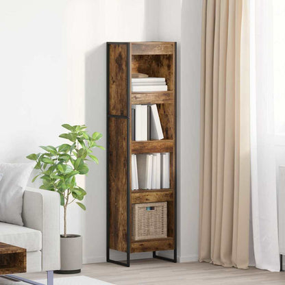 Bokhylla Rökfärgad Ek 80 x 30 x 155 cm