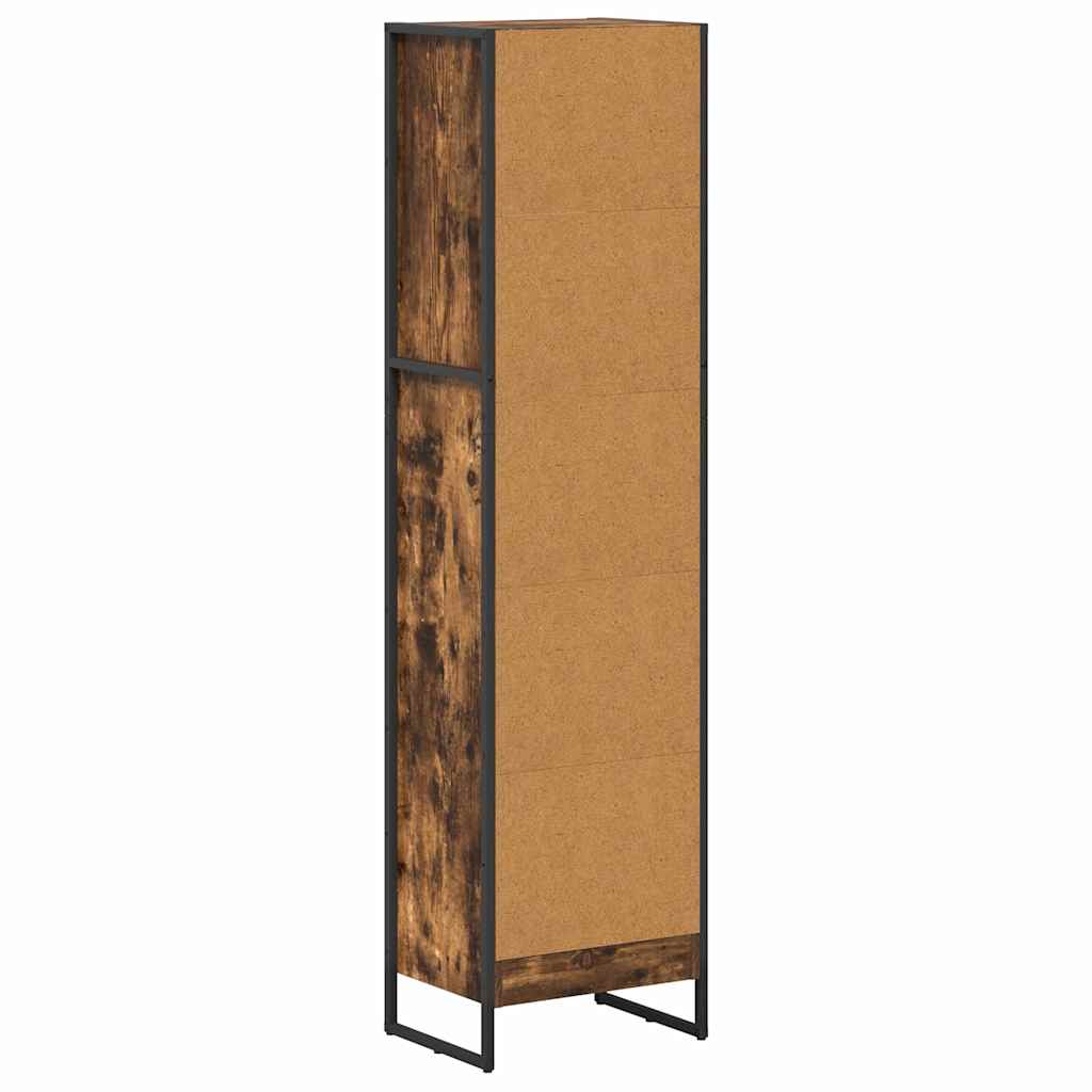 Bokhylla Rökfärgad Ek 80 x 30 x 155 cm