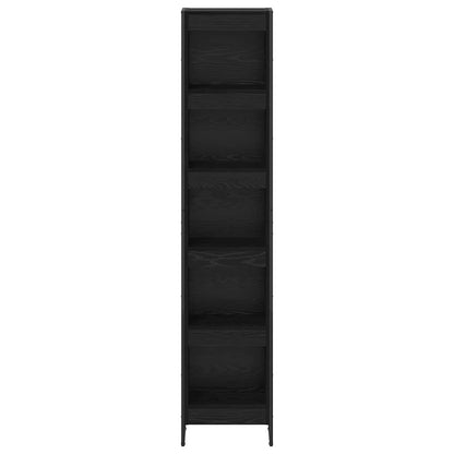 Bokhylla Svart Ek 80 x 30 x 155 cm