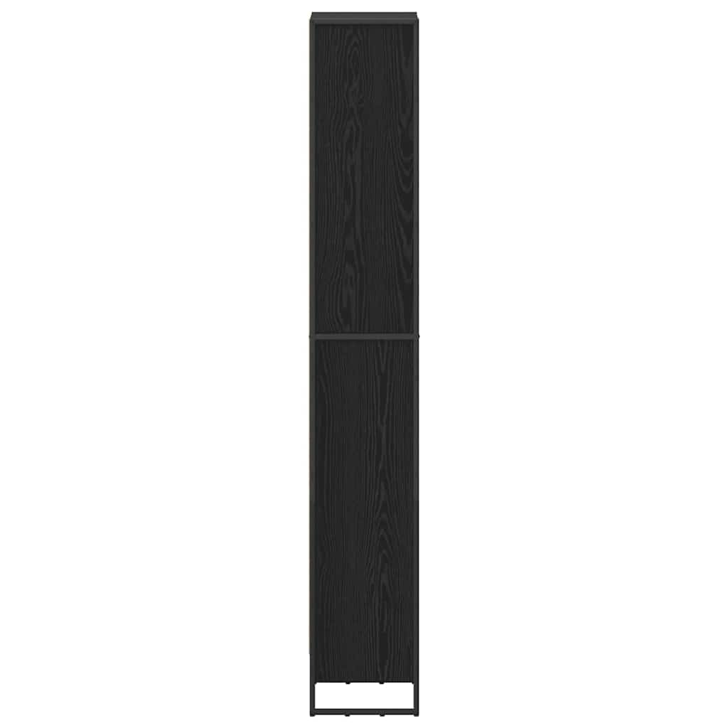 Bokhylla Svart Ek 80 x 30 x 155 cm