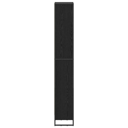 Bokhylla Svart Ek 80 x 30 x 155 cm