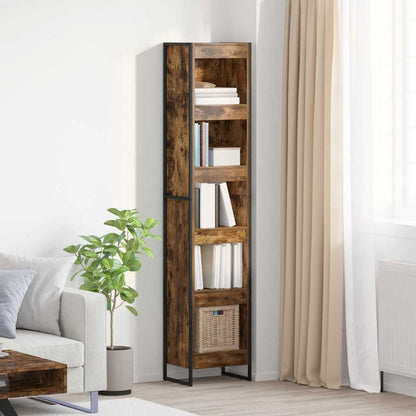 Bokhylla Rökfärgad Ek 80 x 30 x 155 cm