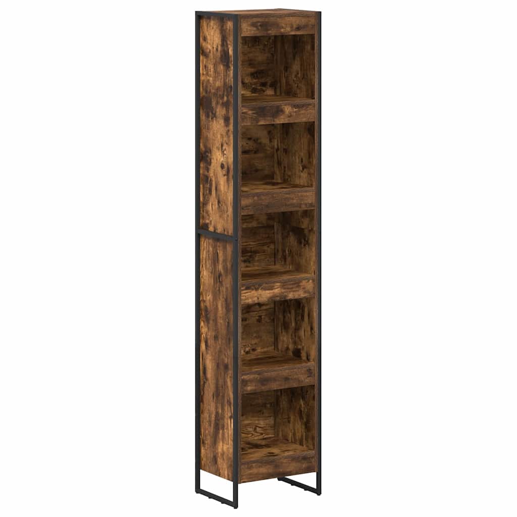 Bokhylla Rökfärgad Ek 80 x 30 x 155 cm