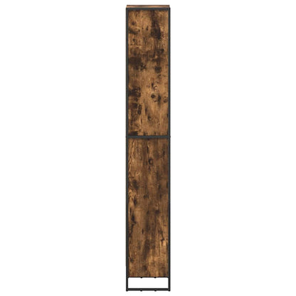 Bokhylla Rökfärgad Ek 80 x 30 x 155 cm