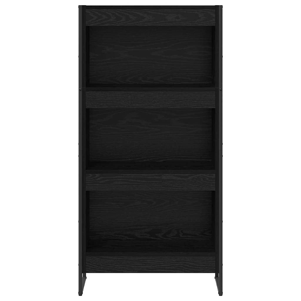 Bokhylla Svart Ek 80 x 30 x 155 cm