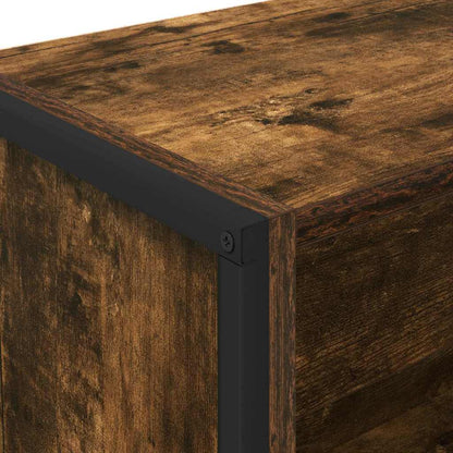Bokhylla Rökfärgad Ek 80 x 30 x 155 cm