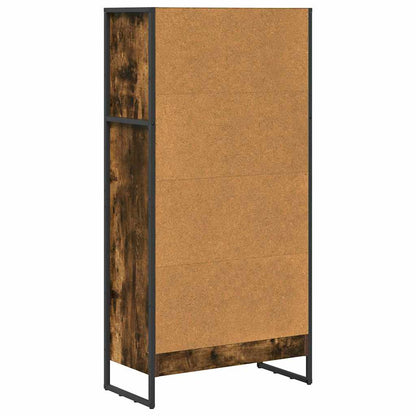 Bokhylla Rökfärgad Ek 80 x 30 x 155 cm