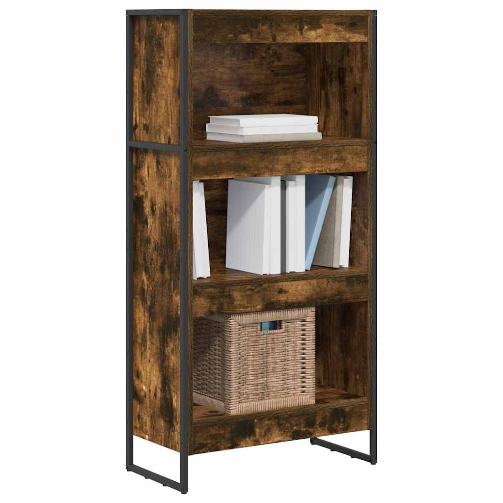 Bokhylla Rökfärgad Ek 80 x 30 x 155 cm