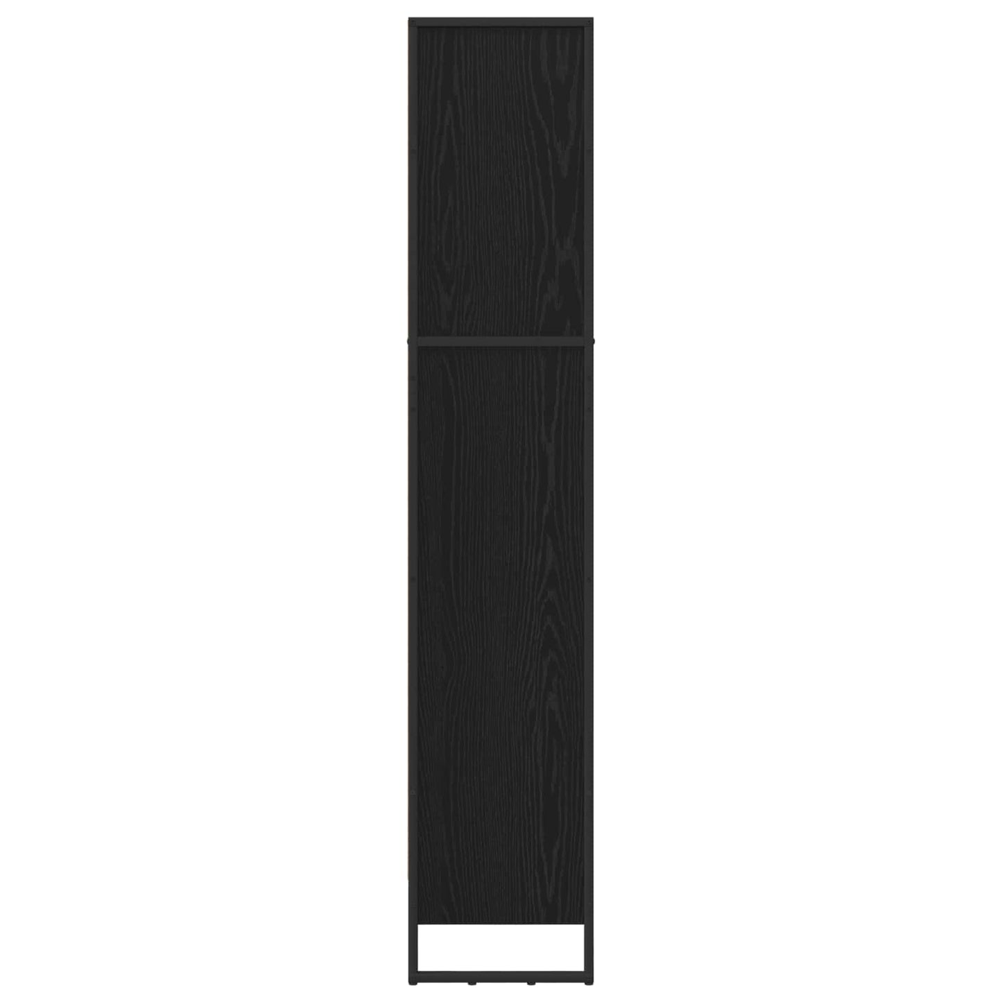 Bokhylla Svart Ek 80 x 30 x 155 cm