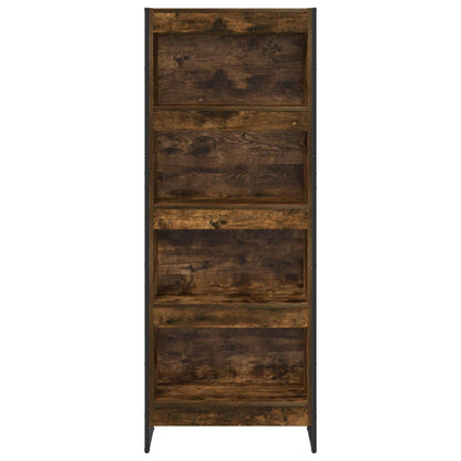 Bokhylla Rökfärgad Ek 80 x 30 x 155 cm
