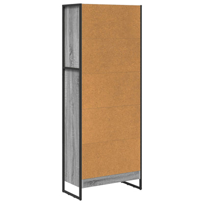 Bokhylla Sonoma Grå 80 x 30 x 155 cm