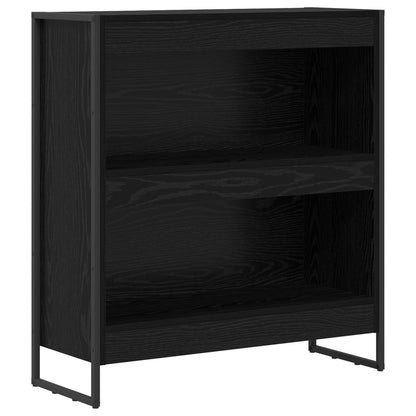 Bokhylla Svart Ek 80 x 30 x 155 cm